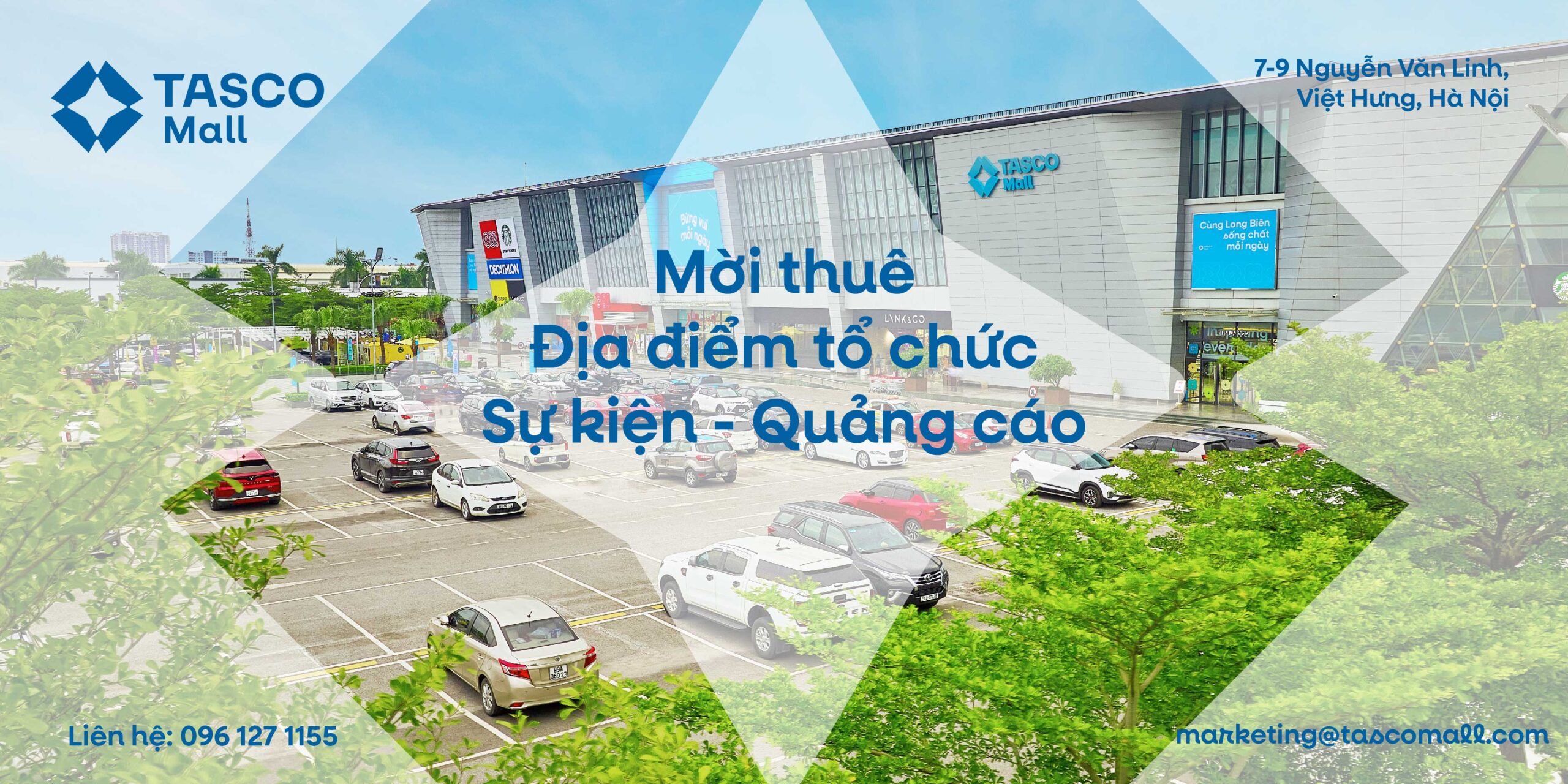 Thuê địa điểm tổ chức sự kiện & quảng cáo tại TASCO Mall Hà Nội – Tiếp cận hàng triệu khách hàng