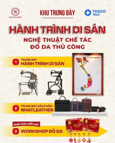 tasco-mall-x-nhatleather-gioi-thieu-khu-trung-bay-di-san